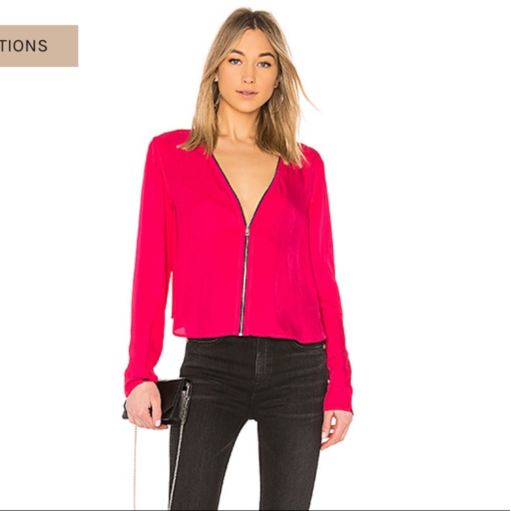 rag & bone Vanessa Top in Red